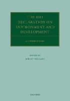 Jorge E. . Ed(S): Vinuales - The Rio Declaration on Environment and Development. A Commentary.  - 9780199686773 - V9780199686773