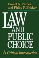 Philip P. Frickey - Law and Public Choice - 9780226238036 - V9780226238036