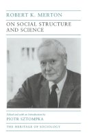 Robert K. Merton - On Social Structure and Science - 9780226520711 - V9780226520711