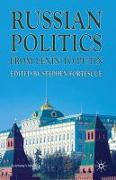 N/A - Russian Politics from Lenin to Putin (St Antony's) - 9780230575875 - V9780230575875