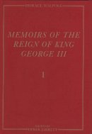Horace Walpole - Memoirs of the Reign of King George III - 9780300070149 - V9780300070149