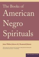 J. Rosamond Johnson - The Books Of American Negro Spirituals - 9780306812026 - V9780306812026