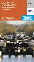 Ordnance Survey - Coventry and Warwick, Royal Leamington Spa and Kenilworth (OS Explorer Map) - 9780319244142 - V9780319244142