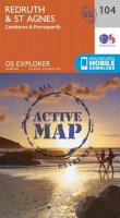 Ordnance Survey - Redruth and St Agnes (OS Explorer Active Map) - 9780319469859 - V9780319469859