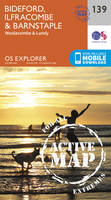 Ordnance Survey - Bideford, Ilfracombe and Barnstaple (OS Explorer Active Map) - 9780319470114 - V9780319470114