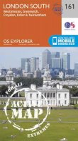 Ordnance Survey - London South, Westminster, Greenwich, Croydon, Esher & Twickenham (OS Explorer Active Map) - 9780319470336 - V9780319470336