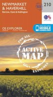 Ordnance Survey - Newmarket and Haverhill, Barrow, Clare and Kedington (OS Explorer Active Map) - 9780319470824 - V9780319470824
