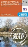 Ordnance Survey - Corby, Kettering and Wellingborough (OS Explorer Active Map) - 9780319470961 - V9780319470961