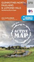 Ordnance Survey - Glenrothes North, Falkland and Lomond Hills (OS Explorer Active Map) - 9780319472378 - V9780319472378