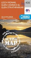 Ordnance Survey - Loch Monar, Glen Cannich and Glen Strathfarrar (OS Explorer Active Map) - 9780319472828 - V9780319472828