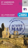 Ordnance Survey - St Andrews, Kirkcaldy & Glenrothes (OS Landranger Active Map) - 9780319473825 - V9780319473825