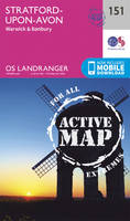 Ordnance Survey - Stratford-Upon-Avon, Warwick & Banbury (OS Landranger Active Map) - 9780319474747 - V9780319474747