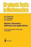 B. A. Dubrovin - Modern Geometry -  Methods and Applications: Part II: The Geometry and Topology of Manifolds (Graduate Texts in Mathematics) (Part 2) - 9780387961620 - V9780387961620