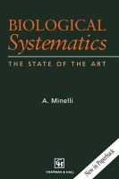 Alessandro Minelli - Biological Systematics: The state of the art - 9780412626203 - V9780412626203