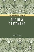 Patrick Gray - The Routledge Guidebook to The New Testament - 9780415729048 - V9780415729048