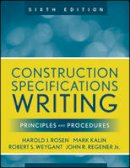 Mark Kalin - Construction Specifications Writing - 9780470380369 - V9780470380369