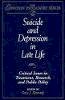 Kennedy - Suicide and Depression in Late Life - 9780471129134 - V9780471129134