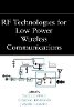 Itoh - RF Technologies for Low Power Wireless Communications - 9780471382676 - V9780471382676