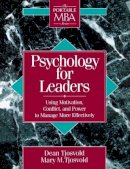 Dean Tjosvold - Psychology for Leaders - 9780471597551 - V9780471597551