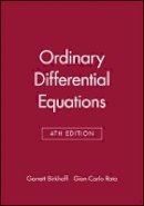Garrett Birkhoff - Ordinary Differential Equations - 9780471860037 - V9780471860037