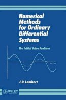 J. D. Lambert - Numerical Methods for Ordinary Differential Systems - 9780471929901 - V9780471929901