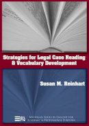 Susan M. Reinhart - Strategies for Legal Case Reading and Vocabulary Development - 9780472032020 - V9780472032020