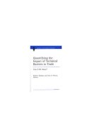  - Quantifying the Impact of Technical Barriers to Trade: Can It Be Done? (Studies in International Economics) - 9780472112470 - V9780472112470