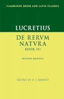 Lucretius - Lucretius: De Rerum NaturaBook III - 9780521173896 - V9780521173896