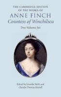 Anne Finch - The Cambridge Edition of the Works of Anne Finch, Countess of Winchilsea 2 Volume Hardback Set - 9780521196222 - V9780521196222