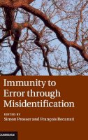 Simon Prosser - Immunity to Error through Misidentification: New Essays - 9780521198301 - V9780521198301