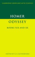 Homer - Cambridge Greek and Latin Classics: Homer: Odyssey Books XIX and XX - 9780521347600 - V9780521347600