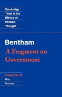 Jeremy Bentham - Bentham: A Fragment on Government - 9780521359290 - V9780521359290