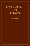 Hersch Lauterpacht (Ed.) - International Law Reports - 9780521463683 - V9780521463683