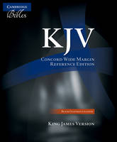 Cambridge - KJV Concord Wide Margin Reference Bible, Black Edge-lined Goatskin Leather, KJ766:XME - 9780521536981 - V9780521536981