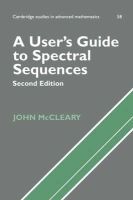 John McCleary - A User´s Guide to Spectral Sequences - 9780521567596 - V9780521567596