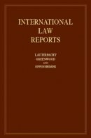 Edited By Elihu Laut - International Law Reports - 9780521642149 - V9780521642149