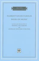 Florentius de Faxolis - Book on Music - 9780674049437 - V9780674049437
