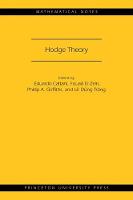 Eduardo H. C. Cattani - Hodge Theory (MN-49) - 9780691161341 - V9780691161341