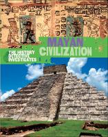 Clare Hibbert - The History Detective Investigates: Mayan Civilization - 9780750294164 - V9780750294164