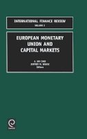 . Ed(S): Choi, J. Jay; Wrase, J. - European Monetary Union and Capital Markets - 9780762308309 - V9780762308309