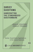 Jean M. Converse - Survey Questions: Handcrafting the Standardized Questionnaire - 9780803927438 - V9780803927438