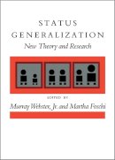 Webster, Murray. Ed(S): Webster, Murray; Foschi, Martha - Status Generalization - 9780804714211 - V9780804714211