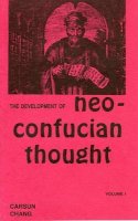 Carsun Chang - Development of Neo-Confucian Thought - 9780808401056 - V9780808401056