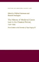 . Ed(S): Hartmann, Wilfried; Pennington, Professor Kenneth - The History of Medieval Canon Law in the Classical Period, 1140-1234. From Gratian to the Decretals of Pope Gregory IX.  - 9780813214917 - V9780813214917