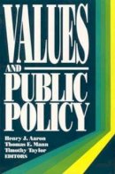 Henry  - Values and Public Policy - 9780815700555 - V9780815700555