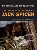 Jack Spicer - My Vocabulary Did This to Me - 9780819568878 - V9780819568878