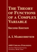 A.I. Markushevich - Theory of Functions of a Complex Variable - 9780821837801 - V9780821837801