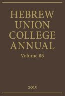 . Ed(S): Aaron, David H.; Kalman, Jason - Hebrew Union College Annual - 9780822944560 - V9780822944560