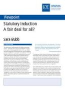 Sara Bubb - Statutory Induction: A fair deal for all? (Viewpoint) - 9780854736379 - V9780854736379