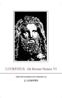 Lucretius - De Rerum Natura - 9780856685002 - V9780856685002